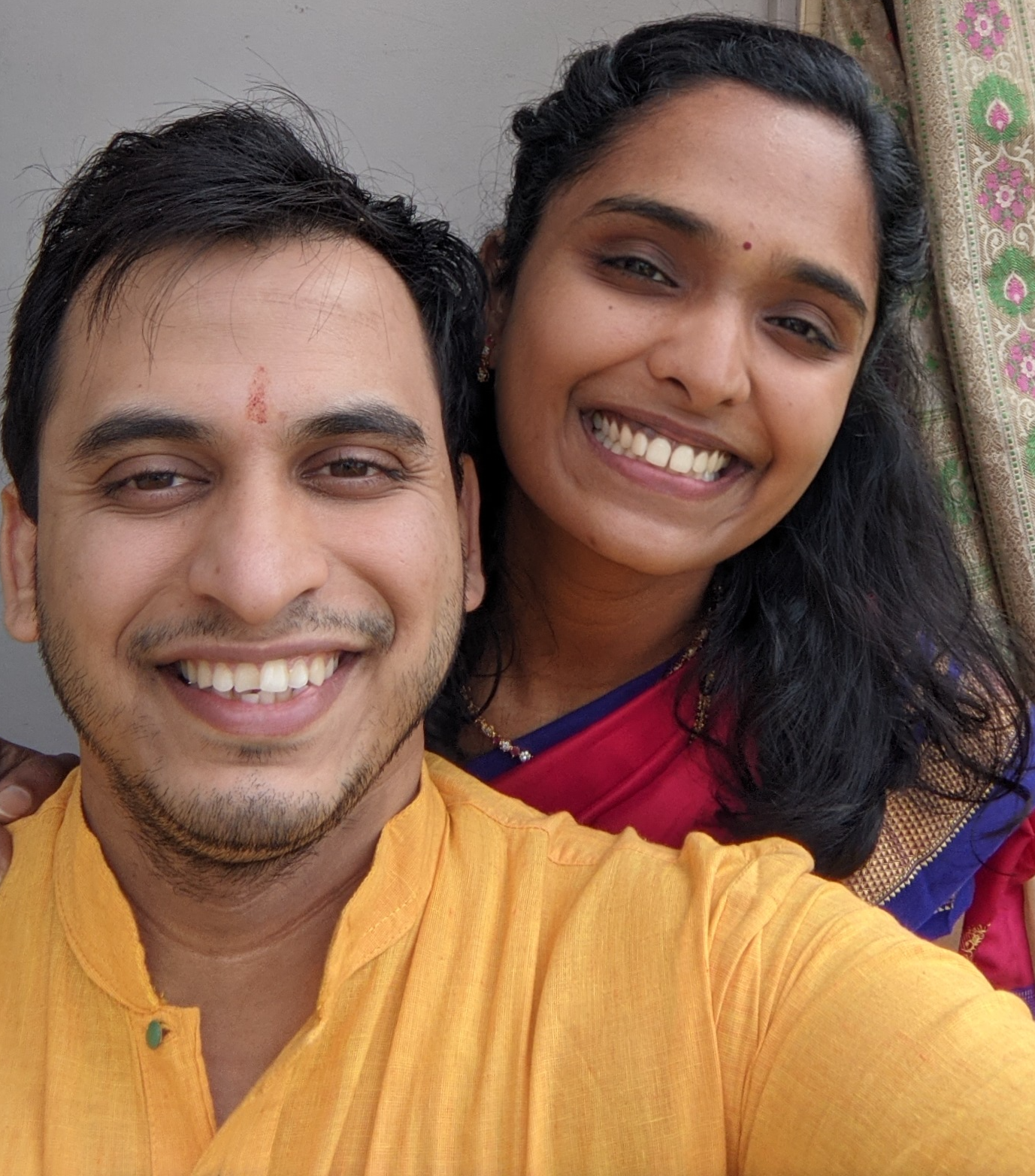 Saanchi and Chaitanya - Founders of Family Kahani